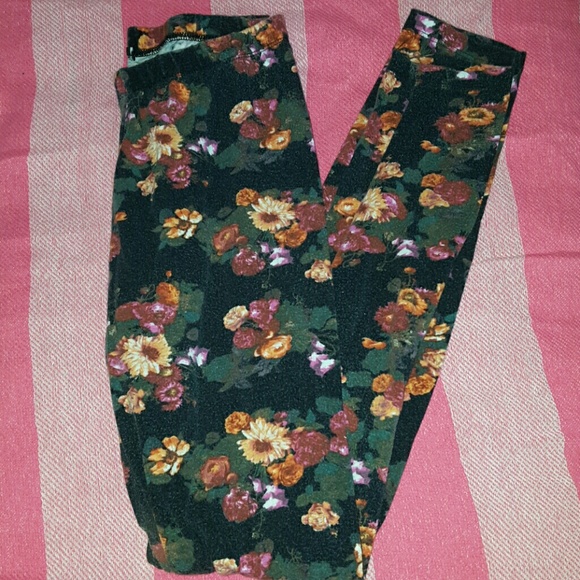 Floral leggings