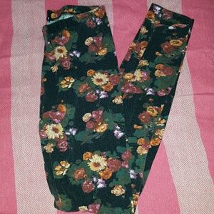 Floral leggings