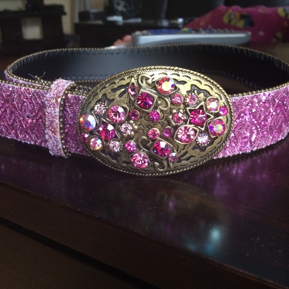 Fashion hot pink belt beautifully  handcrafted