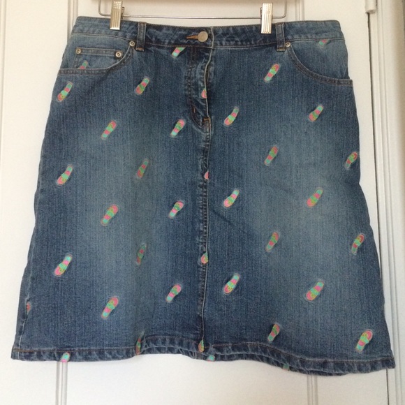 Lilly Pulitzer jean skirt - size 14
