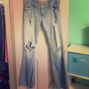 Hollister ripped jeans