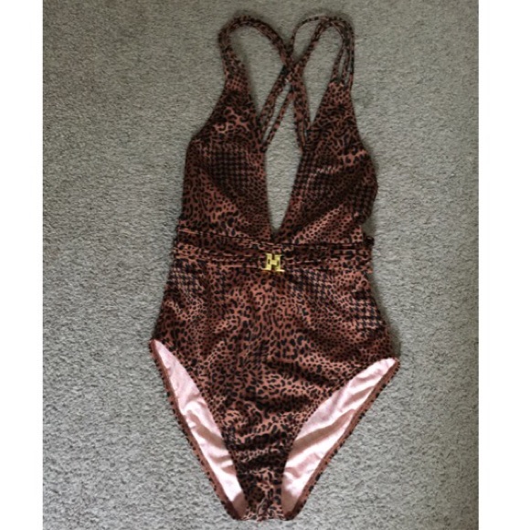 Victoria's Secret leopard one piece swimsuit - Picture 2 of 3
