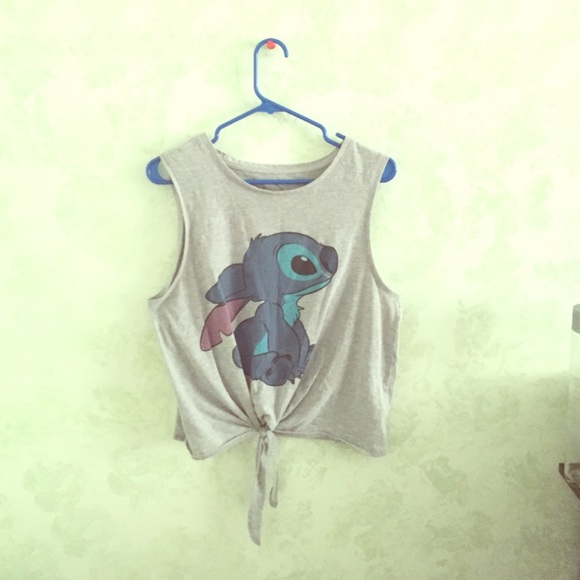 Cute stitch tank top