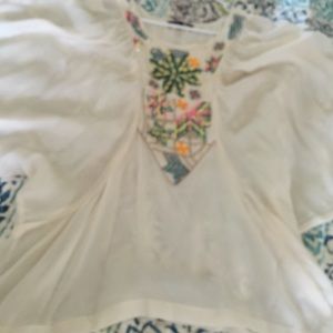 Anthropologie flowy top