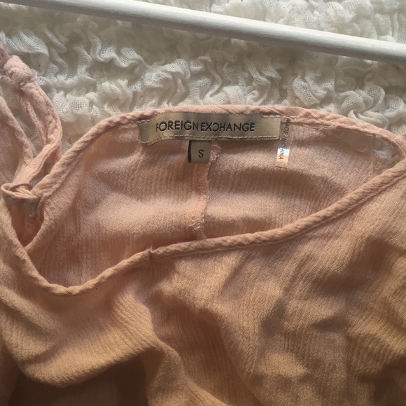 Foreign exchange pink romper dress . - Picture 3 of 4