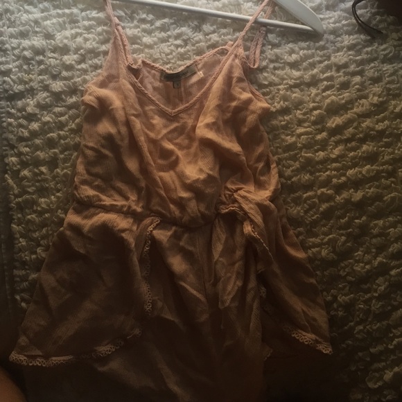 Foreign exchange pink romper dress . - Picture 4 of 4