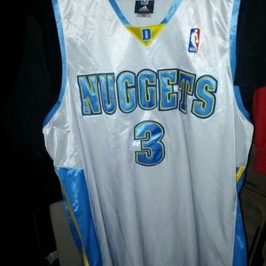 Authentic AI jersey denver nuggets