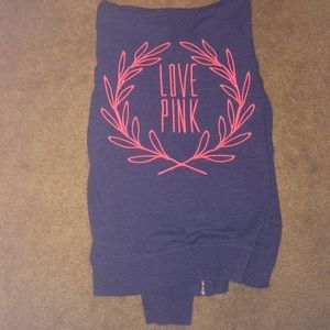 VS PINK/DARK BLUE ZIP UP JACKET