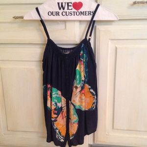 Old navy butterfly tank medium