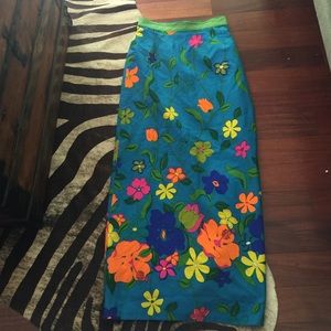 Vintage cotton maxi skirt