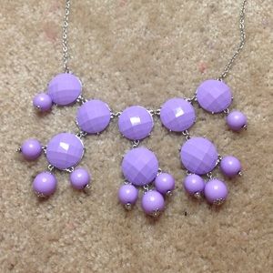 Light purple bubble necklace