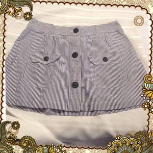 American Eagle Striped Skirt:)