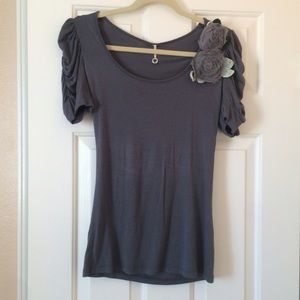 Gray Dressy Shirt