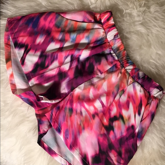 Watercolor Print Shorts - Picture 2 of 3