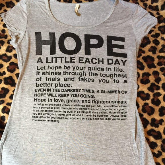 Hope Quote Tee