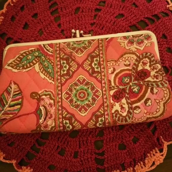 Vera Bradley Call me Coral Wallet