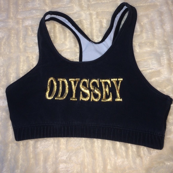 World Cup Odyssey Black Sports Bra