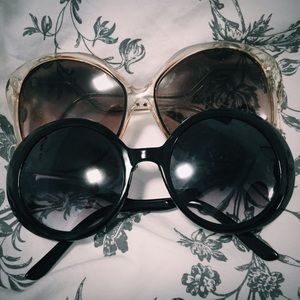 Bundle! Two forever 21 retro sunglasses for cheap!