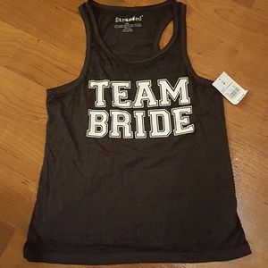 Team Bride tank top