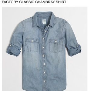 J.Crew Factory Classic Chambray Shirt