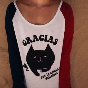 Food and cat enthusiasts t-shirt