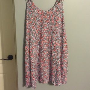 Strappy Mini Floral Dress