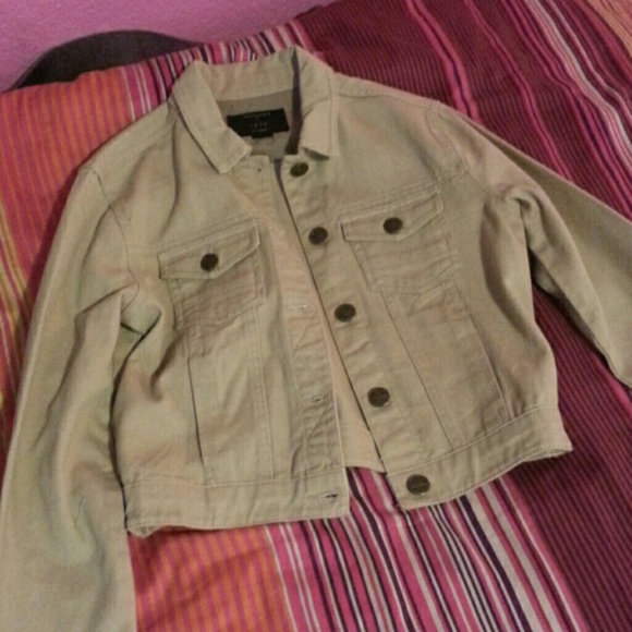 Tan denim jacket