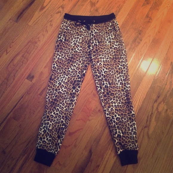 Leopard Jogger Sweatpants