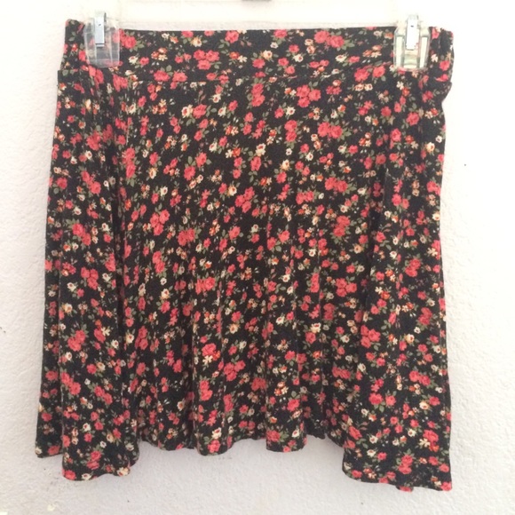 Floral Flowy Skater Skirt - Picture 1 of 2