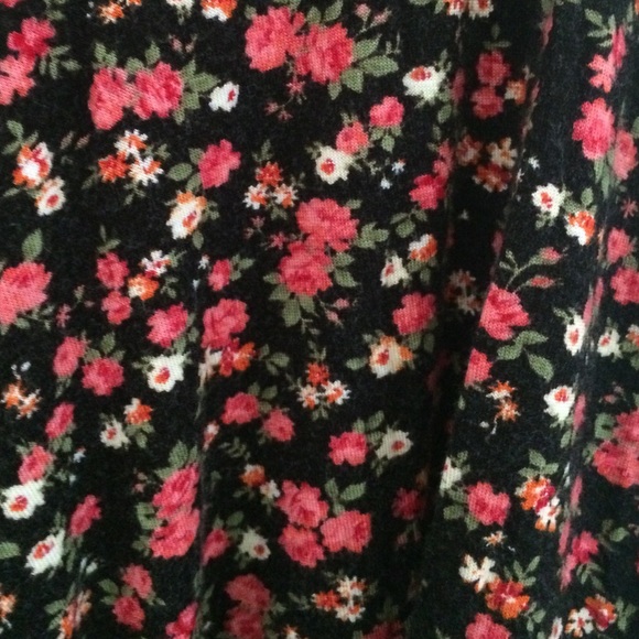 Floral Flowy Skater Skirt - Picture 2 of 2