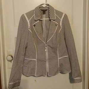 Striped Black and White Jacket