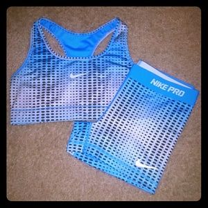 Rare nike pro set