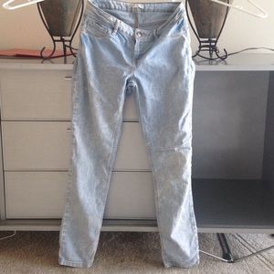 Skinny leg acid was jeans