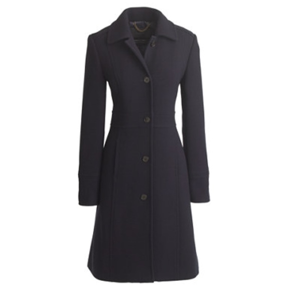 J. Crew Double Cloth Lady Day Coat with Thinsulate