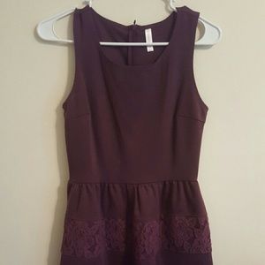 Plum dress