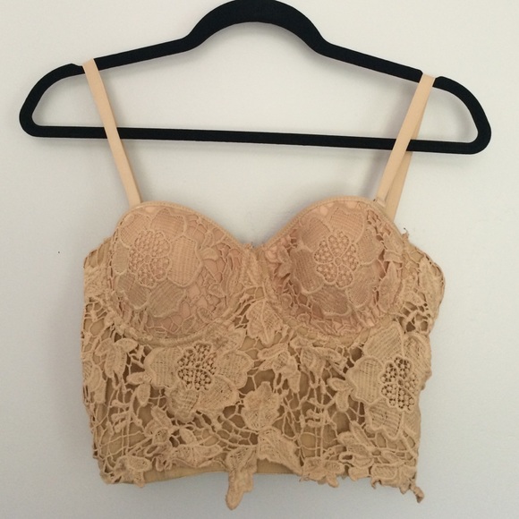 Gold Crochet Corsette