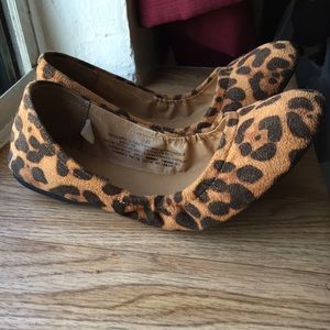 Leopard Print Flats
