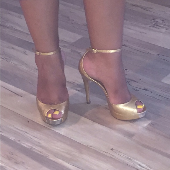 Gold heels