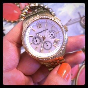Authentic Gold Michael Kors Watch