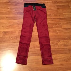 Women junior straight pants rose XL