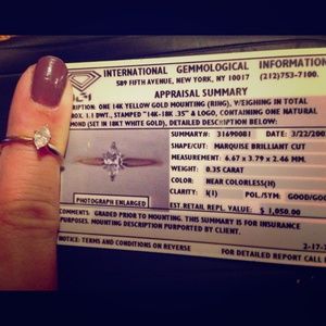 Engagement ring (Not used for an engagement)