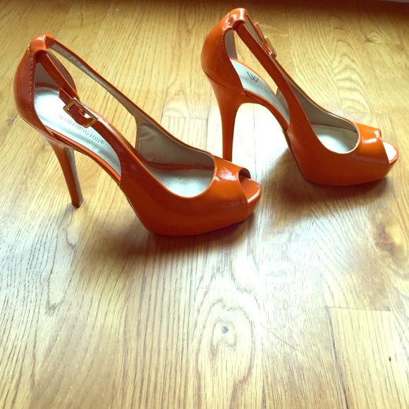 Orange stilettos