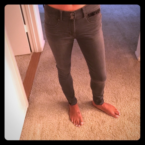 Express Mia Gray Ankle leggings gray