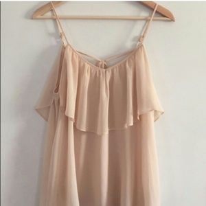 Nude summer top