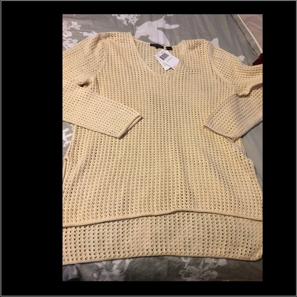 For Breanne 🍁Open knit Heather beige top🍁 - Picture 3 of 3