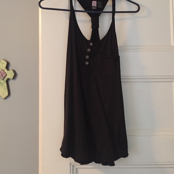 Black tank top