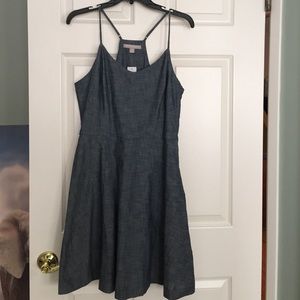 Denim tank dress Banana Republic.
