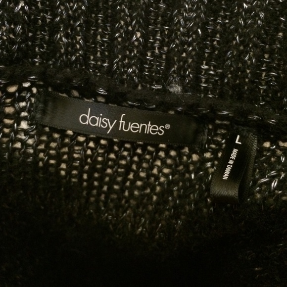 Wrap sweater. Black - Picture 4 of 4