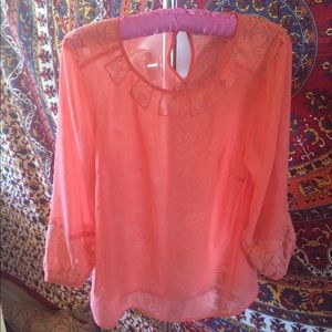 UO pink blouse