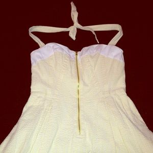 Classic Lilly Pulitzer Yellow Seersucker Dress